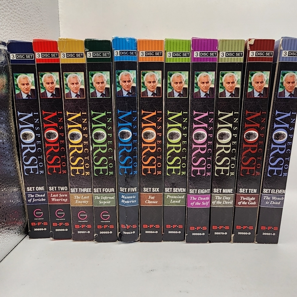 INSPECTOR MORSE Complete Series DVDs British Detective Drama 80s